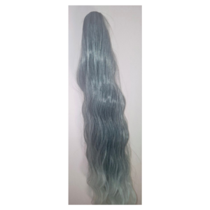 Wavy Grey Ponytail